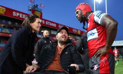 Former Gloucester and Leicester Tigers player Ed Slater speaks with Christian Wade
