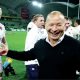Eddie Jones with James Haskell in 2016