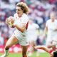 Ellie Kildunne gets the first try for England