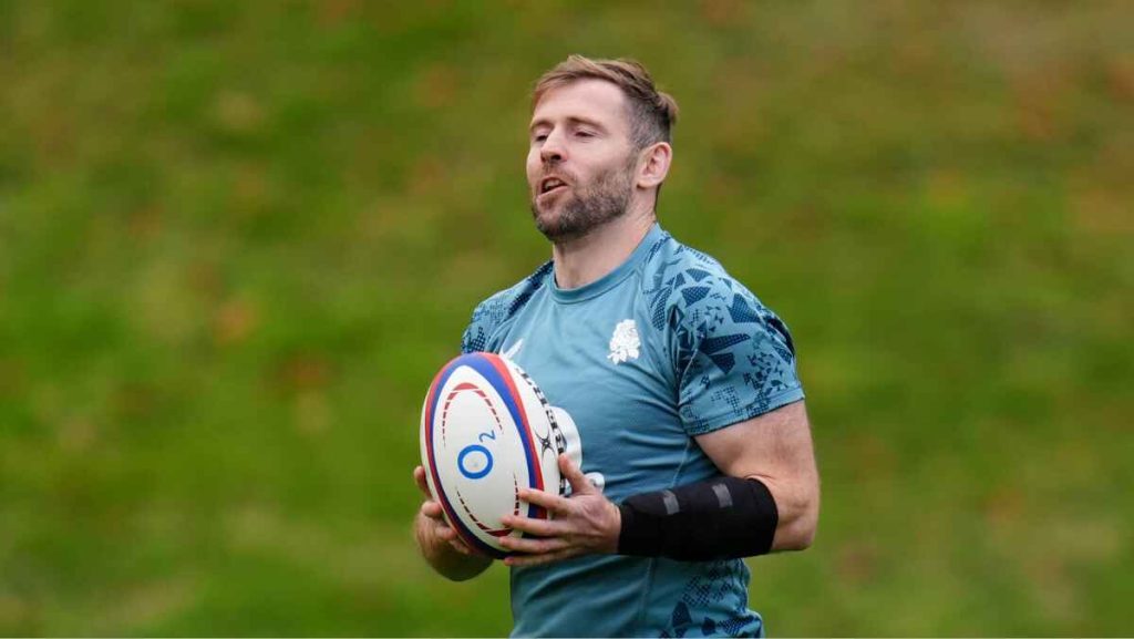 Elliot Daly during a training session in Bagshot