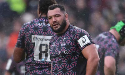 Ellis Genge looks on during Bristol Bears’ Champions Cup clash with Bordeaux-Begles at Ashton Gate.