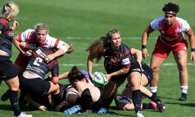 Emma Swords playing for Saracens in the 2021 Premier XVs final.