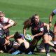 Emma Swords playing for Saracens in the 2021 Premier XVs final.