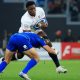 Maro Itoje in action yesterday for England against Italy