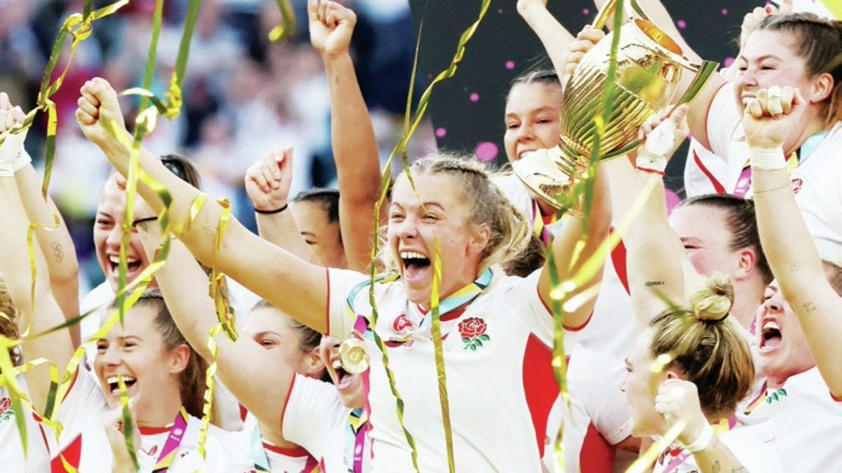 England’s women celebrate