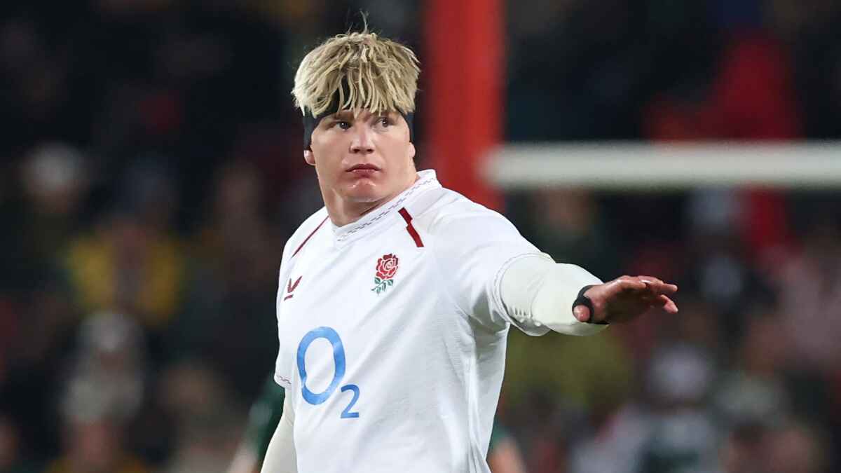Henry Pollock in action for England