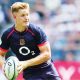 Fin Smith in action for England.