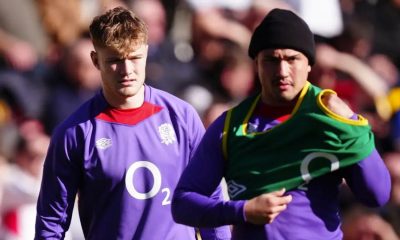 Fin Smith, left, and Marcus Smith, right, both start for England against Fiji