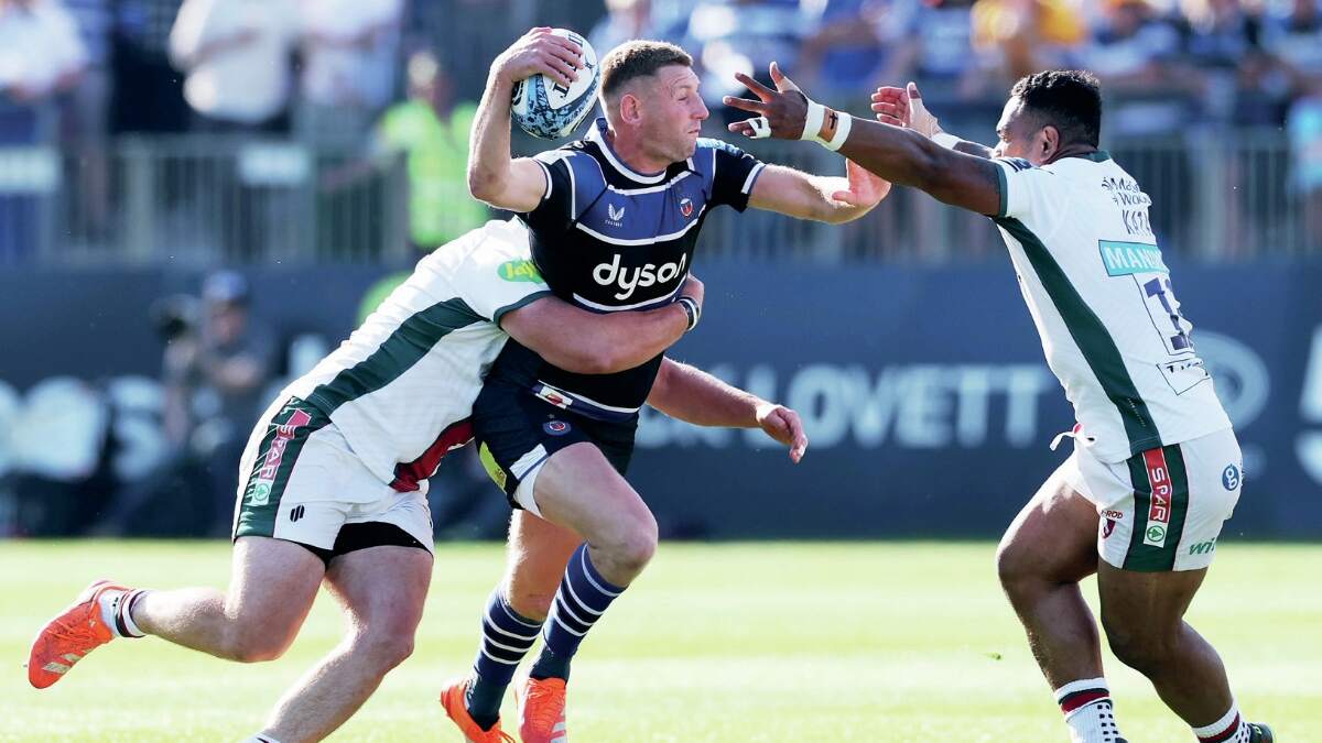 Impressive: Finn Russell in action for Bath in their win over Leicester last weekend PICTURES: Getty Images
