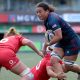 Freda Tafuna on the charge for USA