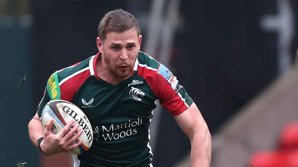 Leicester Tigers full-back Freddie Steward