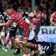 Freddie Thomas breaks through to score Gloucester’s first try