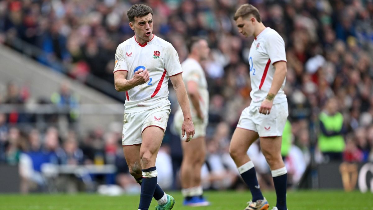 George Ford during England’s defeat to Ireland