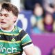 George Furbank on the attack for Northampton Saints