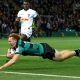 George Hendy scoring for Northampton Saints