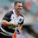 George North signed off his professional career with a conversion having come off the bench to score two tries against his fellow countrymen.