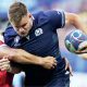 George Turner playing against Tonga for Scotland at RWC23
