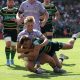 George Furbank scores at the death for Northampton Saints