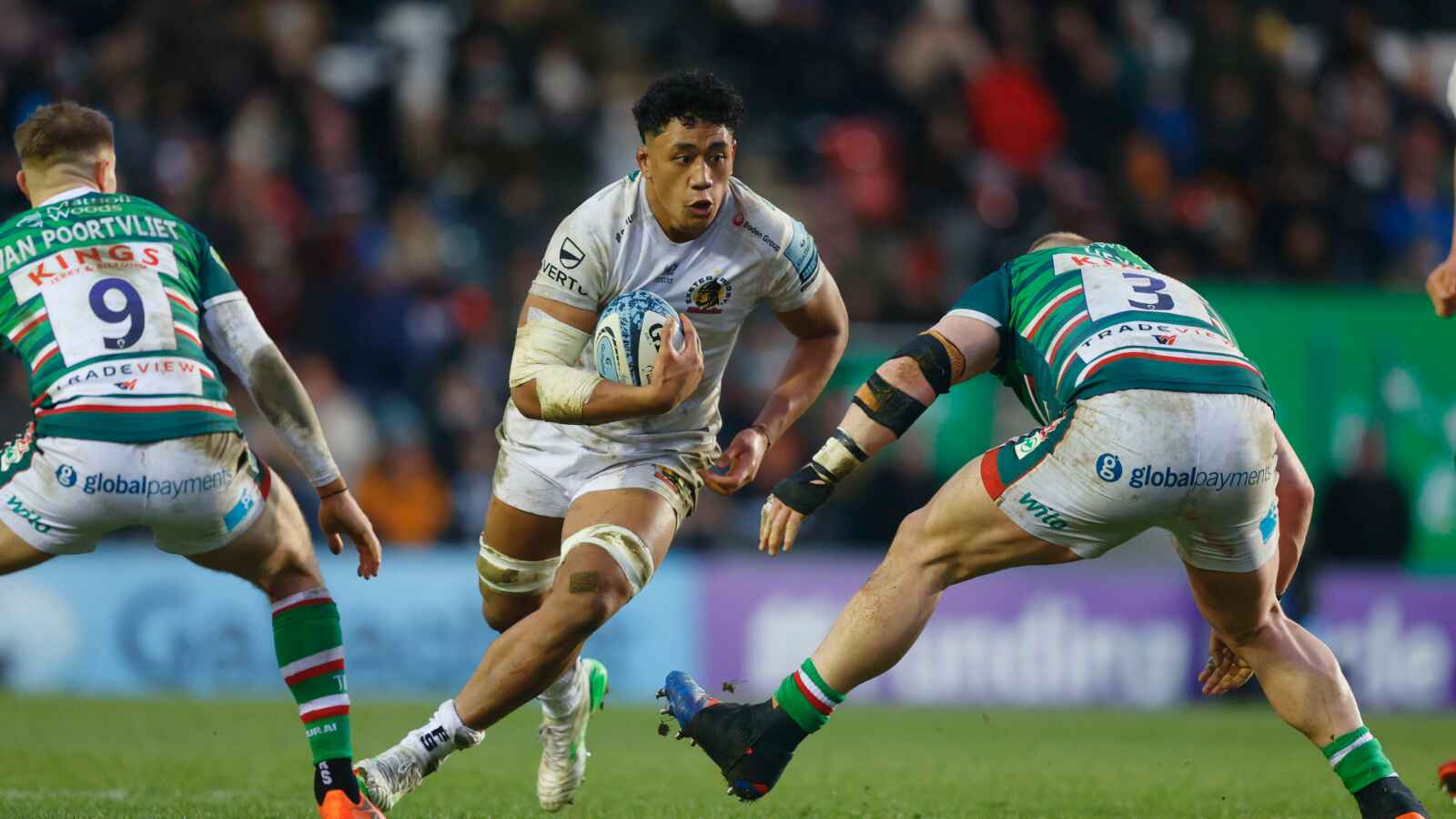 Greg Fisilau in action for Exeter Chiefs