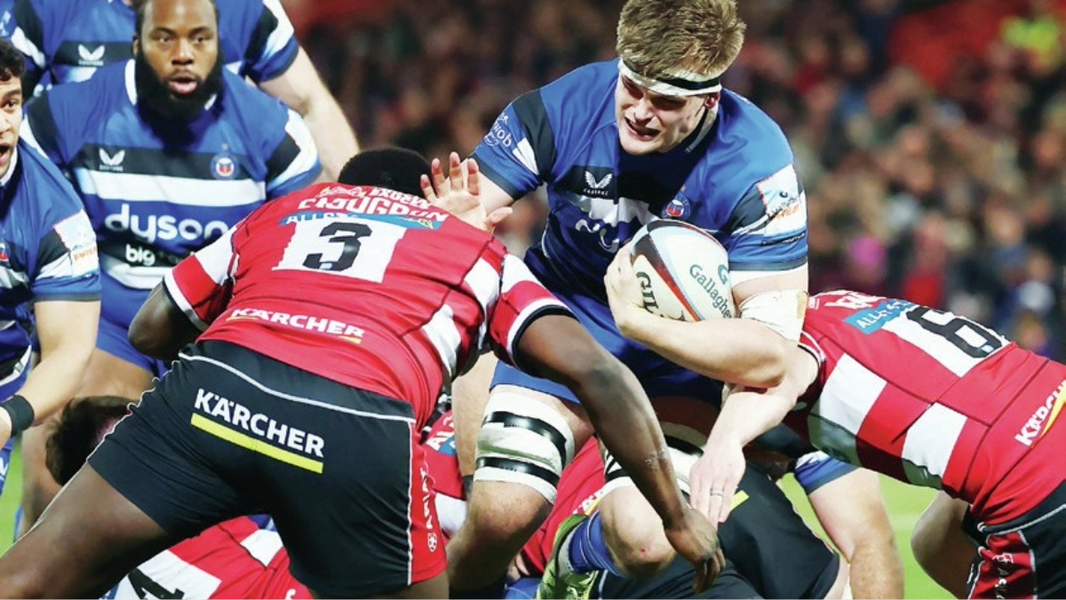 7UP: Guy Pepper in action on Friday night PICTURE: Getty Images