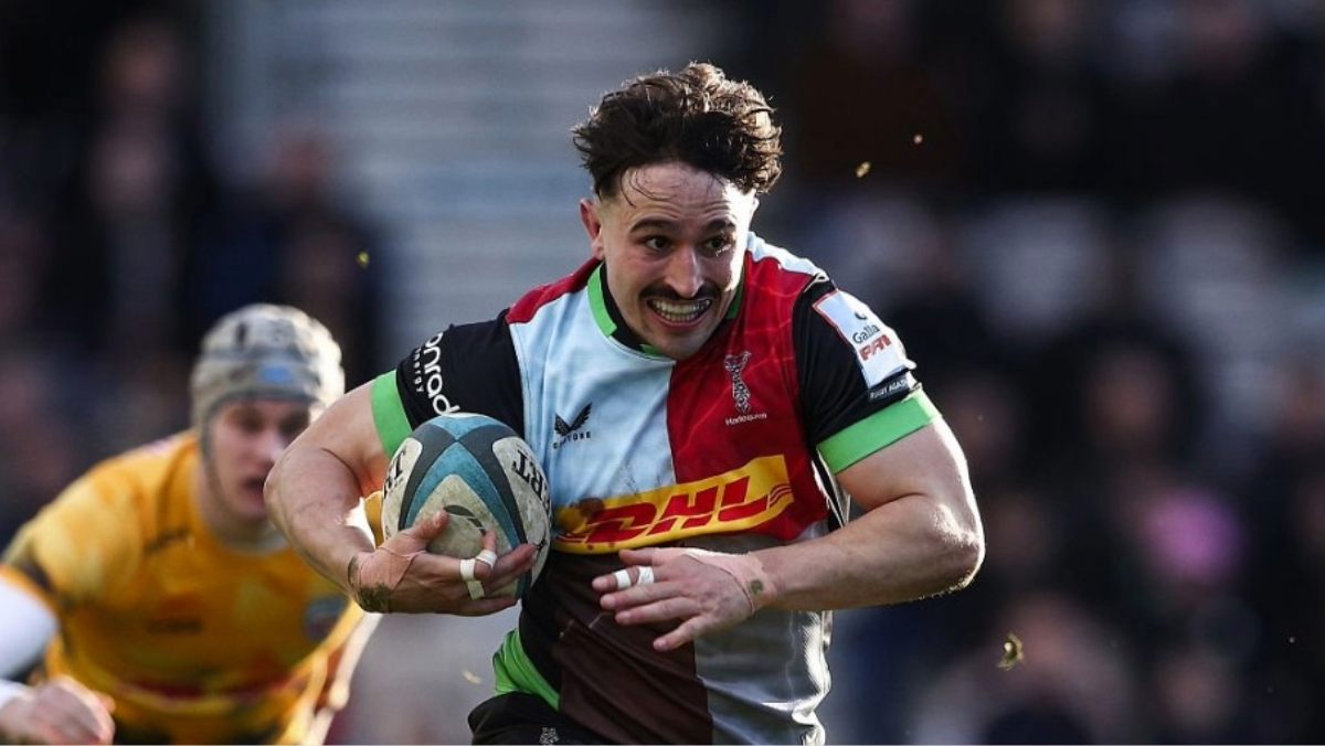 Cadan Murley in action for Harlequins