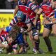 Harrison Langworthy on the attack for Tonbridge Juddians