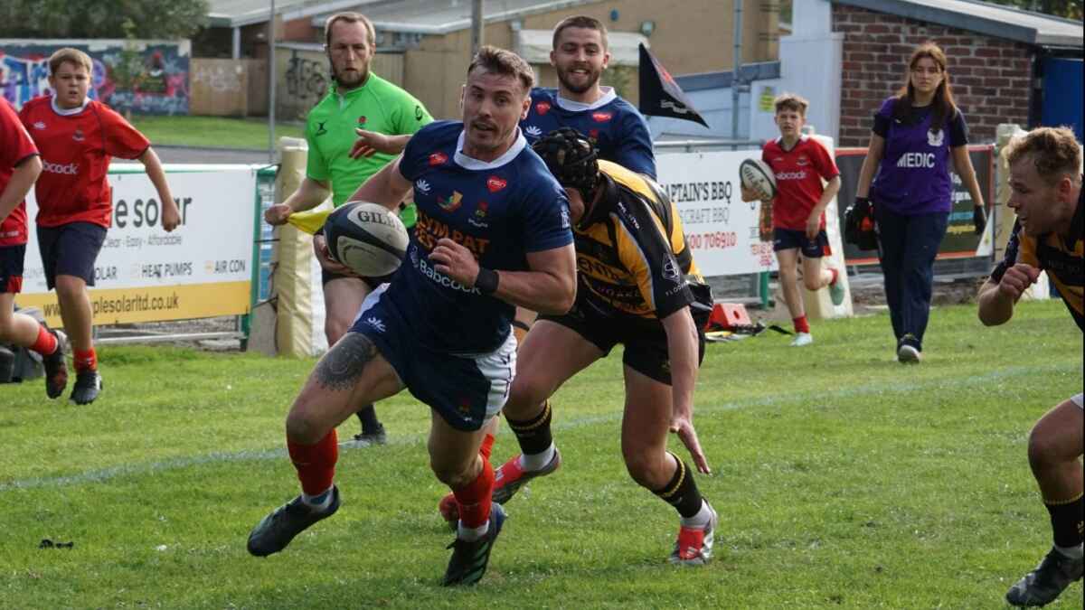 Henry Clement playing for Devonport Services