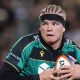 Northampton Saints’ Henry Pollock sporting his new hair style in Friday night’s game against Newcastle Red Bull