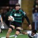 Northampton Saints’ Henry Pollock sporting his new hair style in Friday night’s game against Newcastle Red Bulls.