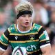 Henry Pollock in action for Northampton Saints.