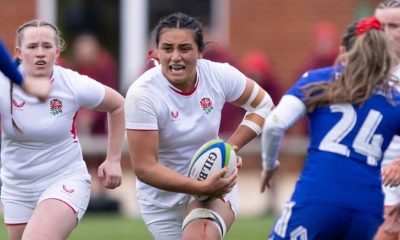 Honey Kerslake in action for England