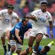 Immanuel Feyi-Waboso on the attack for England against Argentina.