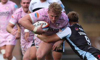 Jac Morgan in action for Gloucester last week against Exeter Chiefs