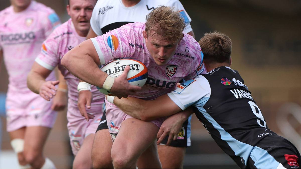 Jac Morgan in action for Gloucester last week against Exeter Chiefs
