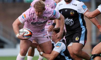 Gloucester’s Jac Morgan in action against Exeter Chiefs