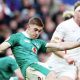 Jack Crowley in action for Ireland against England