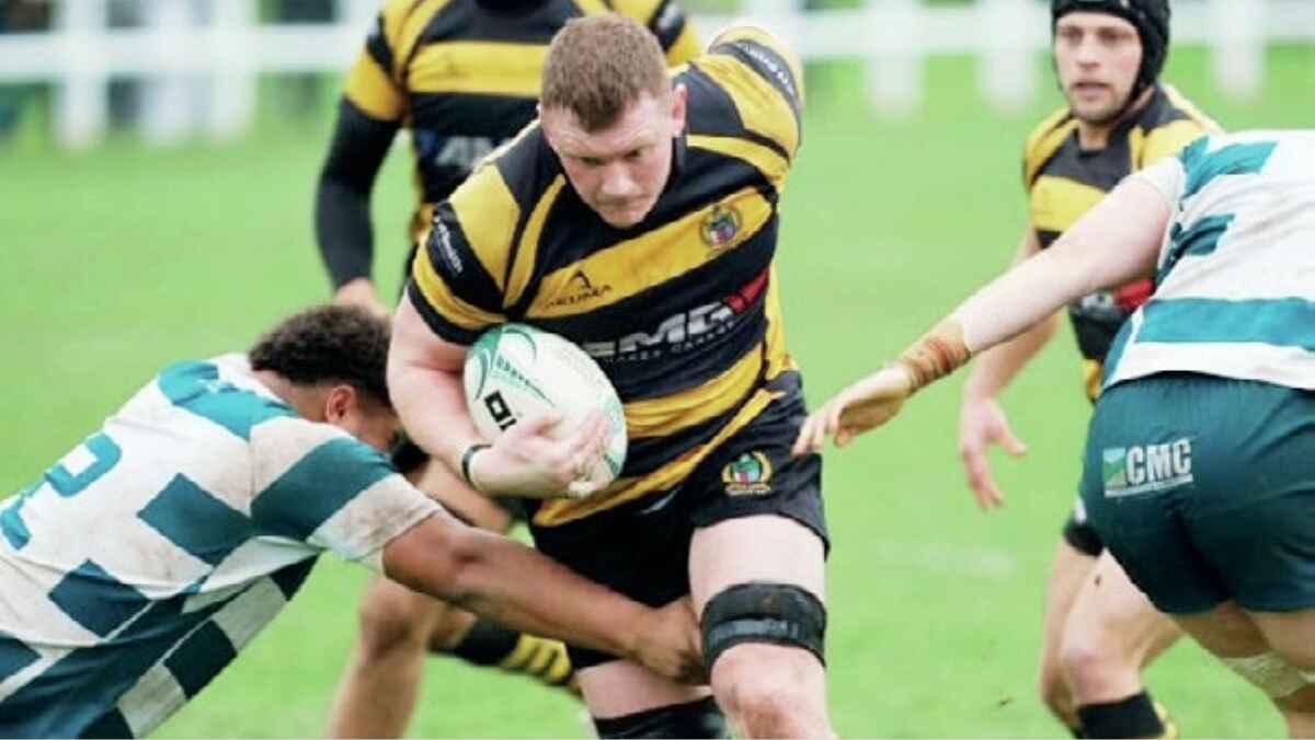 Jack Ramshaw in action for Hinckley