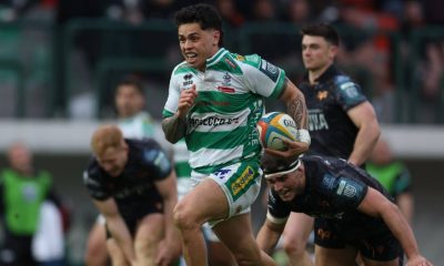 Jacob Umaga breaks through to score for Benetton
