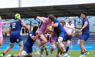 Jake Dalziel on the attack for Scotland