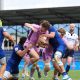 Jake Dalziel on the attack for Scotland