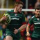Jake Farnworth in action for Leicester Tigers
