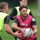 James O’Connor in Leicester Tigers training this week