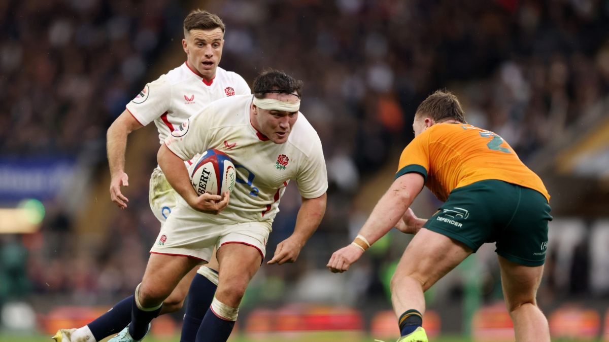Jamie George leading the charge against Australia