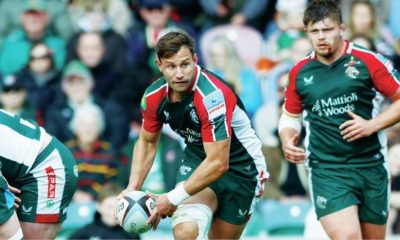 Leicester Tigers back rower Joaquín Moro in action
