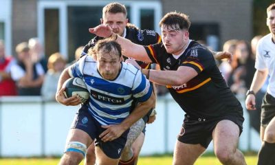 Joe Craggs on the attack for Darlington Mowden Park.
