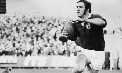 John Bevan playing for the Lions on the 1971 tour of New Zealand.