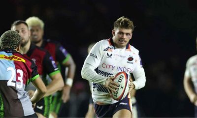 Josh Hallett in action for Saracens against Harlequins