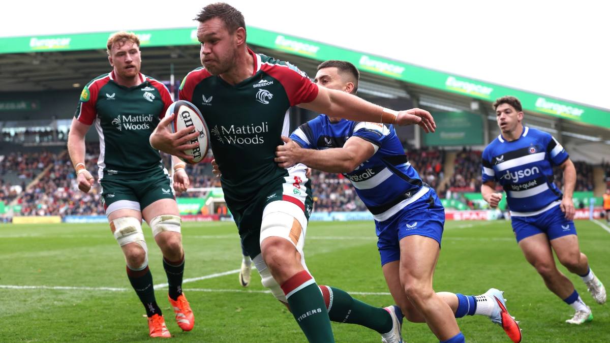 Hanro Liebenberg in action for Leicester Tigers