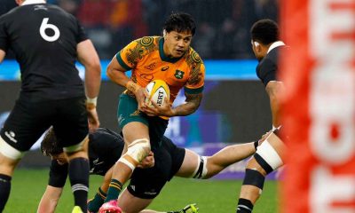 Len Ikitau playing for Australia