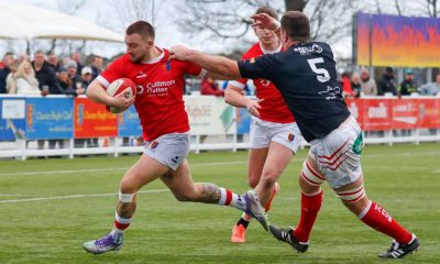 Chester wing Louis Beer goes in for a try